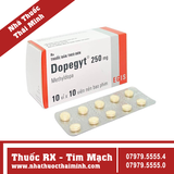 Thuốc Dopegyt 250mg trị tăng huyết áp (10 vỉ x 10 viên)