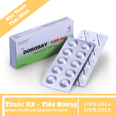 Thuốc Dorobay 100mg - điều trị đái tháo đường type 2 (3 vỉ x 10 viên)