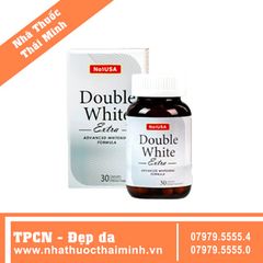 DOUBLE WHITE EXTRA (Hộp 30 viên) - Viên Uống Giúp Dưỡng Trắng Da, Xóa Tan Vết Nám