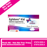 Viên đặt trực tràng Eglidons kid -  điều trị táo bón ( 2 vỉ x 6 viên)
