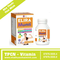 ELIRA MUNTI (Hộp 60 viên) - Viên Uống Bổ Sung Vitamin Và Khoáng Chất