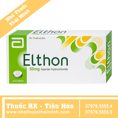 Thuốc Elthon 50mg - Điều trị chướng bụng, đau bụng trên (2 vỉ x 10 viên)