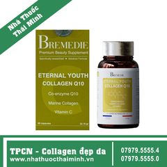 BREMEDIE ETERNAL YOUTH COLLAGEN Q10 - Viên Uống Tăng Độ Ẩm Da, Chống Lão Hóa