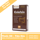 Viên uống Enlefzin Hulipha hỗ trợ chức năng tiêu hóa (30 viên)