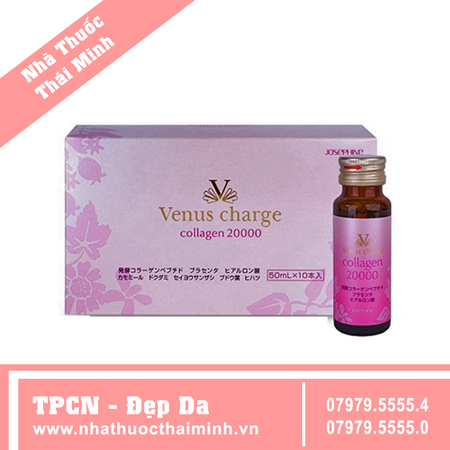 Nước Uống Venus Charge Collagen - Làm Chậm Quá Trình Lão Hóa GIÁ TỐT N –  Nhà thuốc Thái Minh