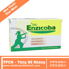 Enzicoba - Hỗ trợ ngăn ngừa quá trình lão hóa (4 vỉ x 15 viên)