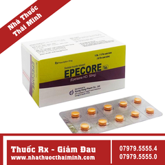 Thuốc Epecore Tab 50mg (10 vỉ x 10 viên)