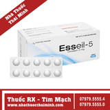 Thuốc Esseil-5mg - Điều trị tăng huyết áp (10 vỉ x 10 viên)