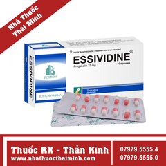 Thuốc Essividine 75mg - Điều trị động kinh cục bộ (4 vỉ x 14 viên)