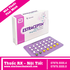 Estraceptin thuốc tránh thai hằng ngày (1 vỉ x 28 viên)