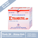 Thuốc Ethambutol 400mg - điều trị lao mới và lao tái phát ( 20 Vỉ x 10 Viên)