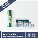 Thuốc Etofride 50 - điều trị các bệnh về tiêu hóa (2 vỉ x 10 viên)