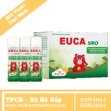 Euca Siro - Giảm ho, đờm, đau rát họng (20 gói x 5 ml)