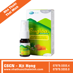Xịt họng thảo dược Eugica - Giảm các triệu chứng viêm họng, ho, viêm đường hô hấp trên (10ml)