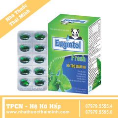 Eugintol Fresh - Hỗ trợ làm ấm và thông đường hô hấp trên (10 vỉ x 10 viên)