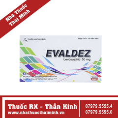 Thuốc Evaldez 50mg - Điều trị các triệu chứng khó tiêu (6 vỉ x 10 viên)