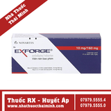 Thuốc Exforge 10mg/160mg - Điều trị tăng huyết áp (2 vỉ x 14 viên)