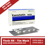 Thuốc Ezenstatin 10/20 - dự phòng biến cố tim mạch (28 viên)