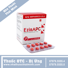 Thuốc Ezinapc - Điều trị viêm mũi dị ứng, mề đay mạn tính (10 vỉ x 10 viên)