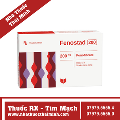 Thuốc Fenostad 200 - điều trị rối loạn mỡ máu (3 vỉ x 10 viên)