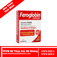 [ 30 VIÊN ] VIÊN UỐNG VITABIOTICS FEROGLOBIN B12