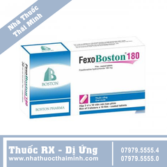 Thuốc Fexo Boston 180mg - Điều trị viêm mũi dị ứng (3 vỉ x 10 viên)