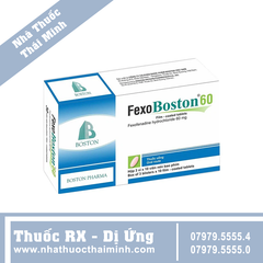 Thuốc Fexo Boston 60mg - Điều trị mày đay vô căn (3 vỉ x 10 viên)