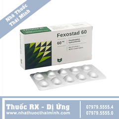 Thuốc Fexostad 60 Stella - Trị triệu chứng viêm mũi dị ứng, mày đay (1 vỉ x 10 viên)