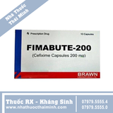 Thuốc Fimabute 200mg - Điều trị nhiễm khuẩn (1 vỉ x 10 viên)