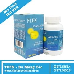 FLEX CYSTINE B6 ZINC (Hộp 60 viên) - Viên Uống Chống Rụng Tóc