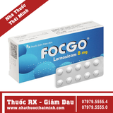 Thuốc Focgo 8mg - giúp giảm đau, kháng viêm (3 vỉ x 10 viên)