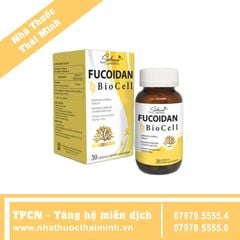 FUCOIDAN BIOCELL ( Hộp 30 Viên ) - Viên Uống Hỗ Trợ Và Phòng Ngừa Các Bệnh Mãn Tính, Ung Thư