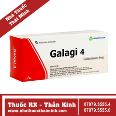 Thuốc Galagi 4 - Điều trị sa sút trí tuệ (6 vỉ x 10 viên)