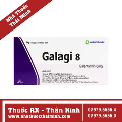 Thuốc Galagi 8 - Điều trị chứng sa sút trí tuệ (6 vỉ x 10 viên)