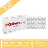 Thuốc Galvus 50mg - điều trị đái tháo đường tuýp 2 (2 vỉ x 14 viên)