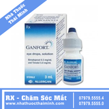 Thuốc nhỏ mắt Ganfort Allergan điều trị Glaucoma góc mở (3ml)