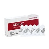 Viên đặt âm đạo Genbay 100mg trị nhiễm khuẩn, nấm âm đạo (2 vỉ x 6 viên)