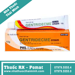 Thuốc Gentridecme Cream điều trị chàm, sẩn ngứa nổi cục, vẩy nến (10g)