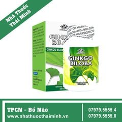 Ginkgo Biloba (60 Viên) - Viên Uống Tăng Cường Tuần Hoàn Máu Não