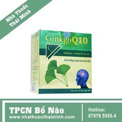 THUỐC GINKGO Q10 tăng cường tuần hoàn não