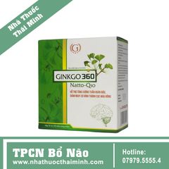 Ginkgo 360 Natto-Q10 Ginic Viên Uống Tăng Tuần Hoàn Não