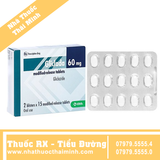 Thuốc Gliclada 60mg - điều trị đái tháo đường (2 vỉ x 15 viên)