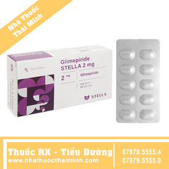 Thuốc Glimepiride Stella 2mg - hỗ trợ kiểm soát đường huyết (3 vỉ x 10 viên)