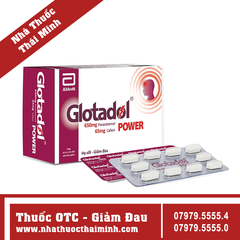 Thuốc Glotadol Power - Giảm các cơn đau nặng, hạ sốt (10 vỉ x 10 viên)