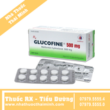 Thuốc Glucofine 500mg - điều trị đái tháo đường type 2 (5 vỉ x 10 viên)
