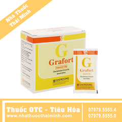 Thuốc Grafort 3g Daewoong điều trị tiêu chảy, viêm thực quản (20 gói x 20ml)