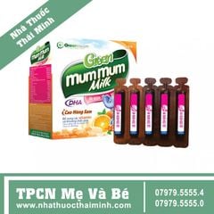 ĂN NGON NGỦ NGON GREEN MUM MUM MILK [ HỘP 20 ỐNG ]