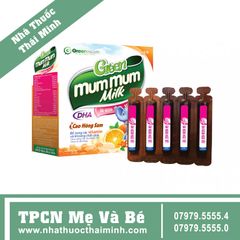 Ăn ngon ngủ ngon Green Mum Mum Milk [ Hộp 20 ống ]