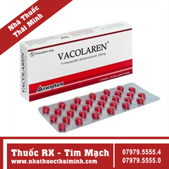 Thuốc tim mạch H-VACOLAREN 20 mg