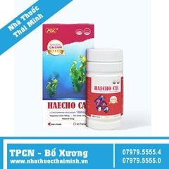 Haecho Cal (60 Viên) - bổ sung Canxi, ngăn ngừa loãng xương và phát triển chiều cao